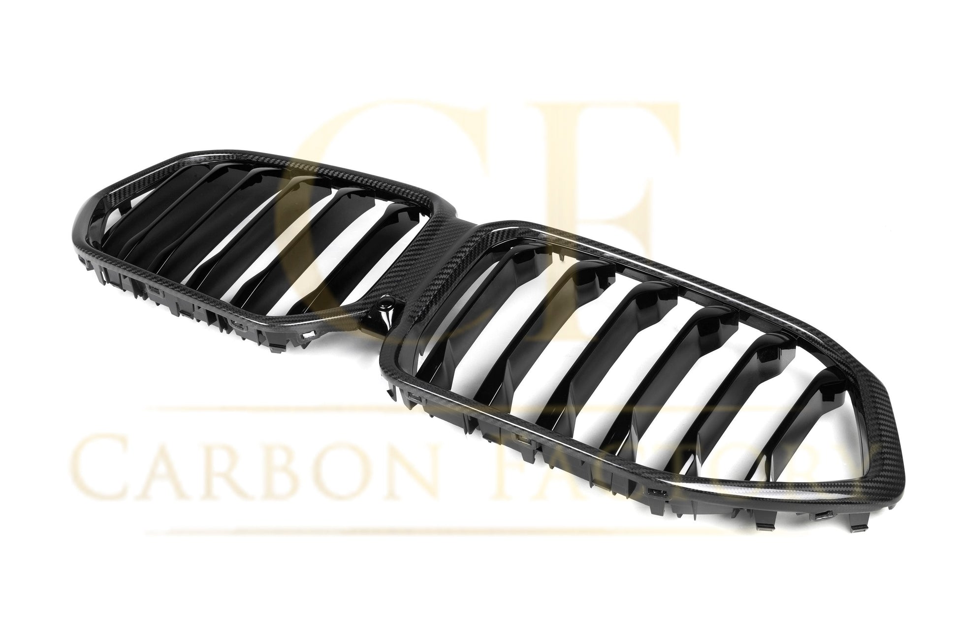 Double Slat Pre-preg Carbon Fibre Front Grille for BMW G06 X6 19-22-Carbon Factory