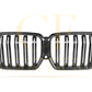 Double Slat Pre-preg Carbon Fibre Front Grille for BMW G06 X6 19-22-Carbon Factory