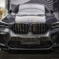 Double Slat Pre-preg Carbon Fibre Front Grille for BMW G06 X6 19-22-Carbon Factory