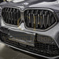Double Slat Pre-preg Carbon Fibre Front Grille for BMW G06 X6 19-22-Carbon Factory