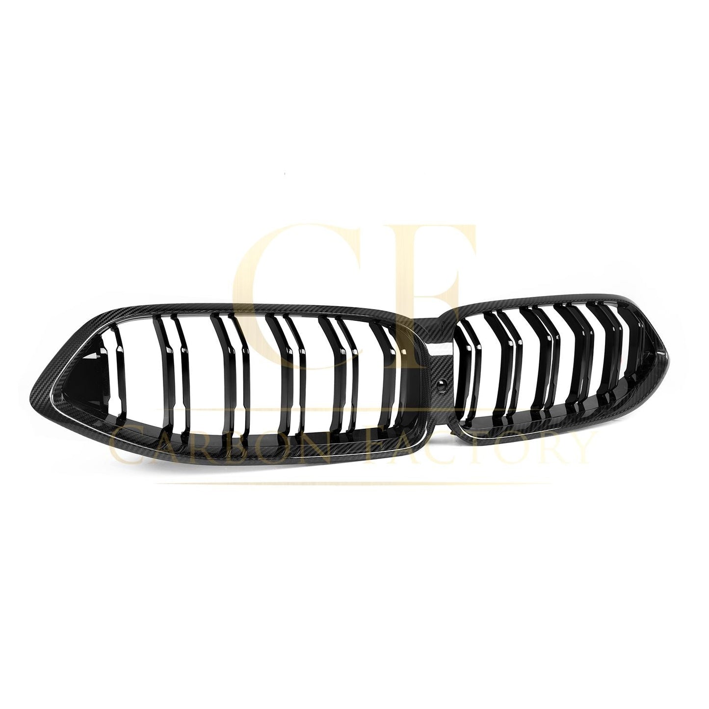 Double Slat Pre-preg Carbon Fibre Front Grille for BMW G14 G15 G16 8 Series 18-22-Carbon Factory