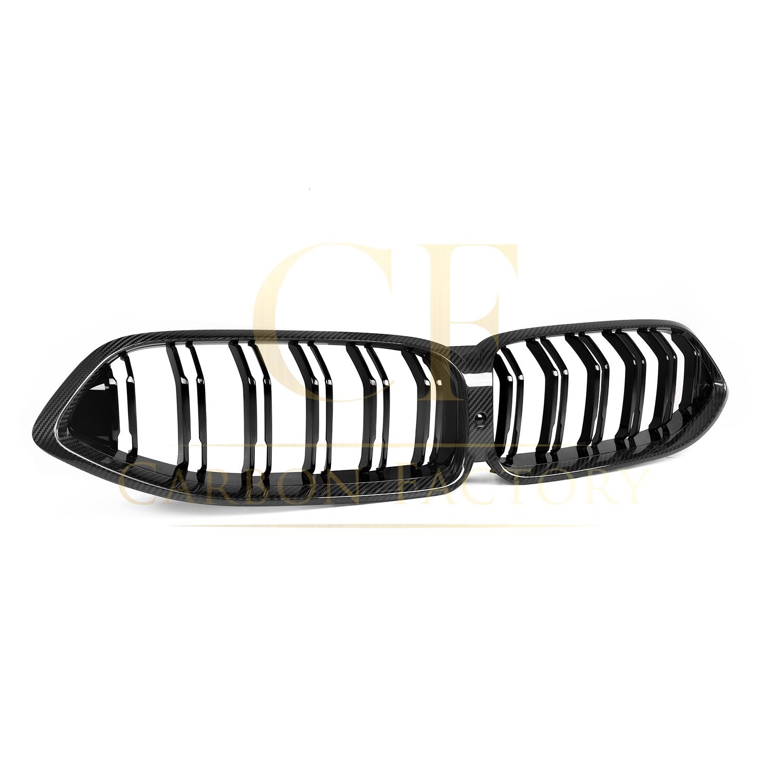 Double Slat Pre-preg Carbon Fibre Front Grille for BMW G14 G15 G16 8 Series 18-22-Carbon Factory