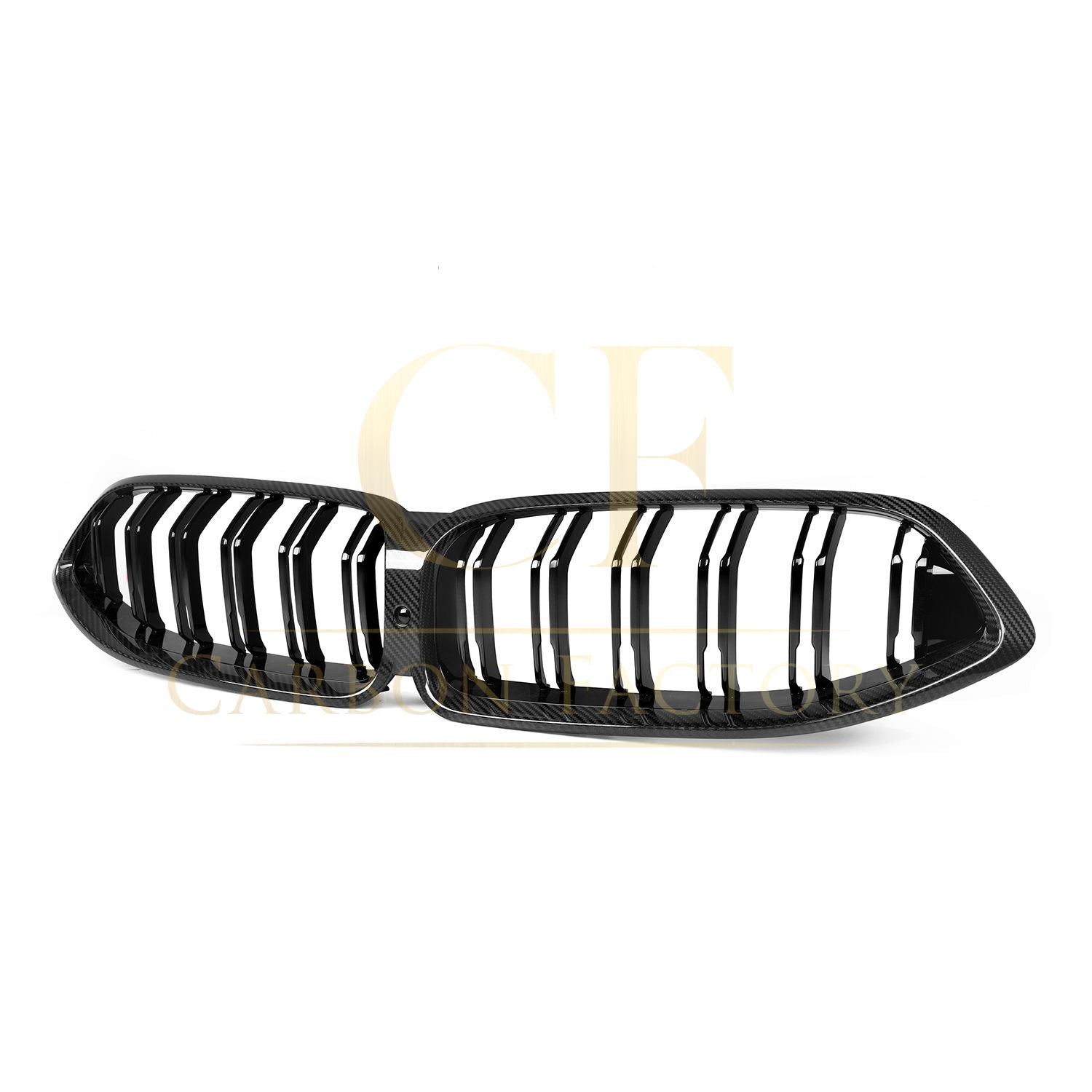 Double Slat Pre-preg Carbon Fibre Front Grille for BMW G14 G15 G16 8 Series 18-22-Carbon Factory