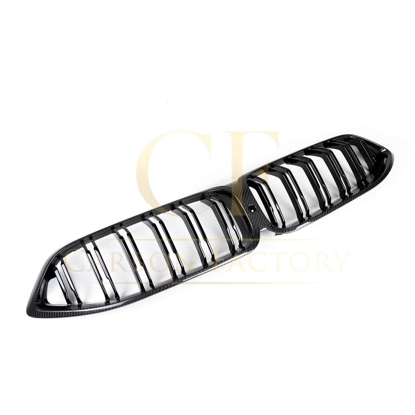 Double Slat Pre-preg Carbon Fibre Front Grille for BMW G14 G15 G16 8 Series 18-22-Carbon Factory