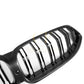 Double Slat Pre-preg Carbon Fibre Front Grille for BMW G14 G15 G16 8 Series 18-22-Carbon Factory
