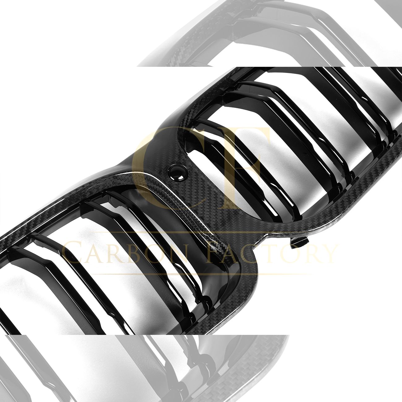 Double Slat Pre-preg Carbon Fibre Front Grille for BMW G14 G15 G16 8 Series LCI 23-24-Carbon Factory