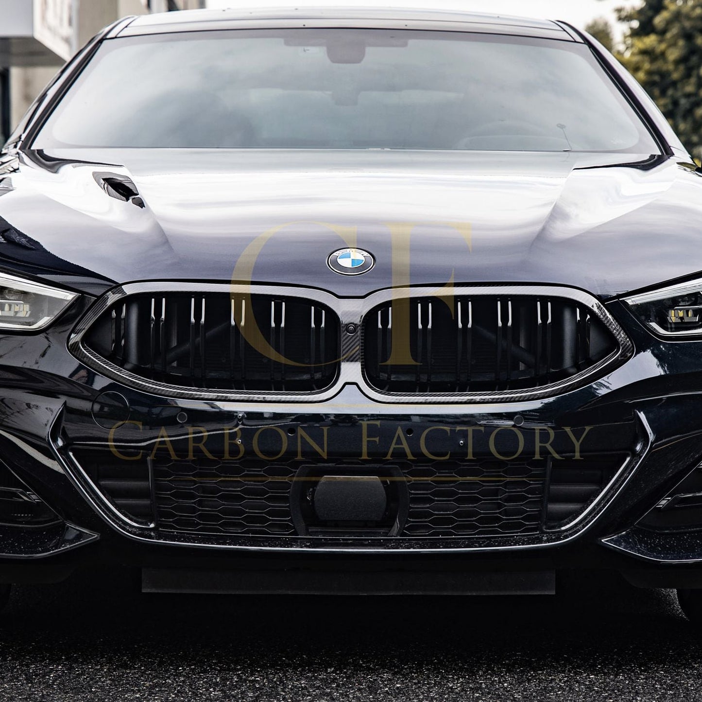 Double Slat Pre-preg Carbon Fibre Front Grille for BMW G14 G15 G16 8 Series LCI 23-24-Carbon Factory
