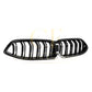 Double Slat Pre-preg Carbon Fibre Front Grille for BMW G14 G15 G16 8 Series LCI 23-24-Carbon Factory
