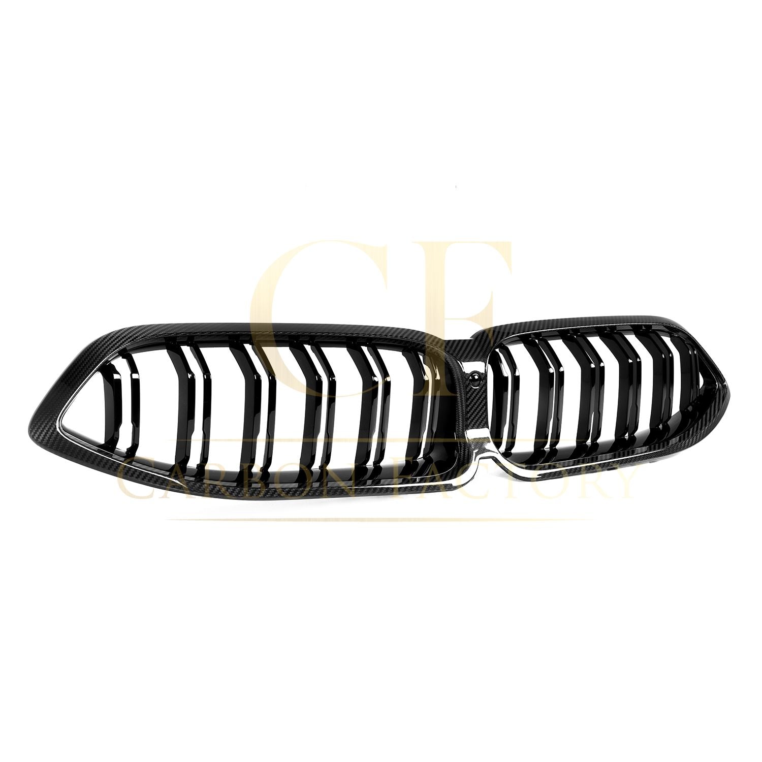Double Slat Pre-preg Carbon Fibre Front Grille for BMW G14 G15 G16 8 Series LCI 23-24-Carbon Factory