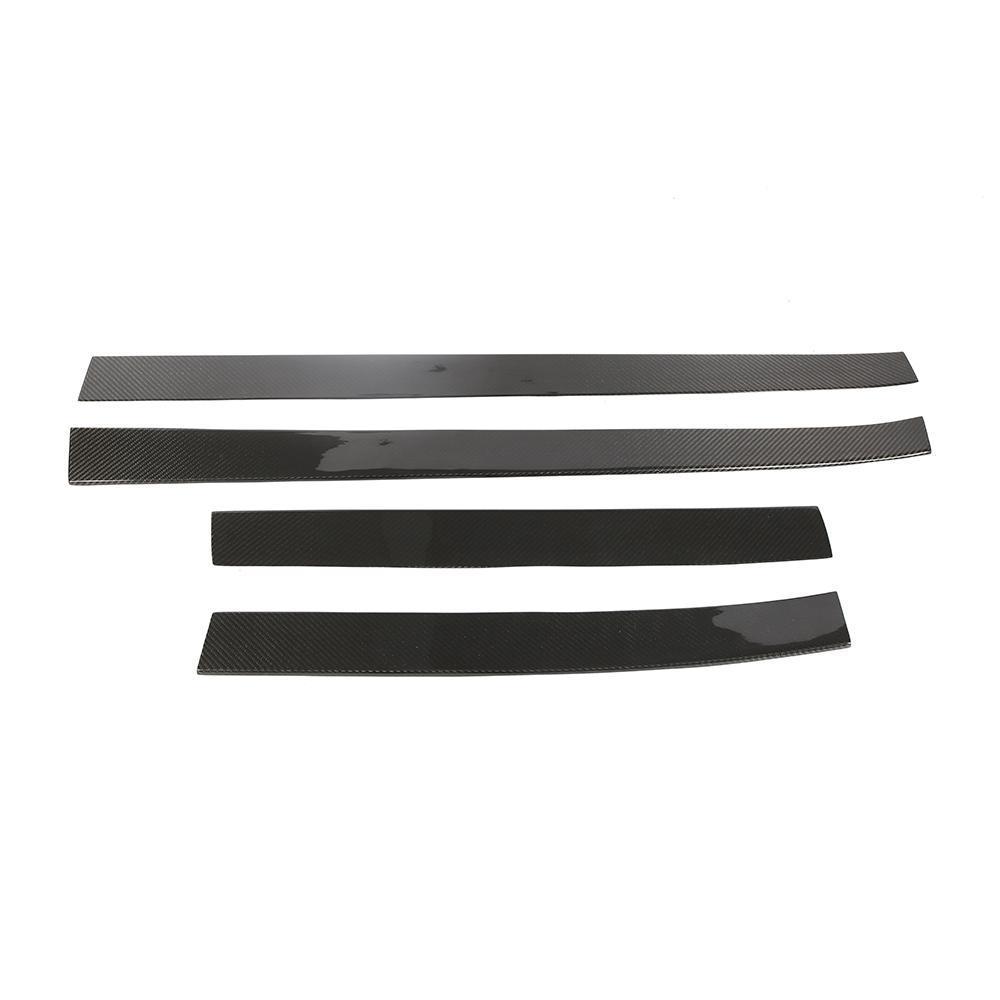 Dry Carbon Door Side Trim Covers for Tesla Model X 16-Present-Carbon Factory