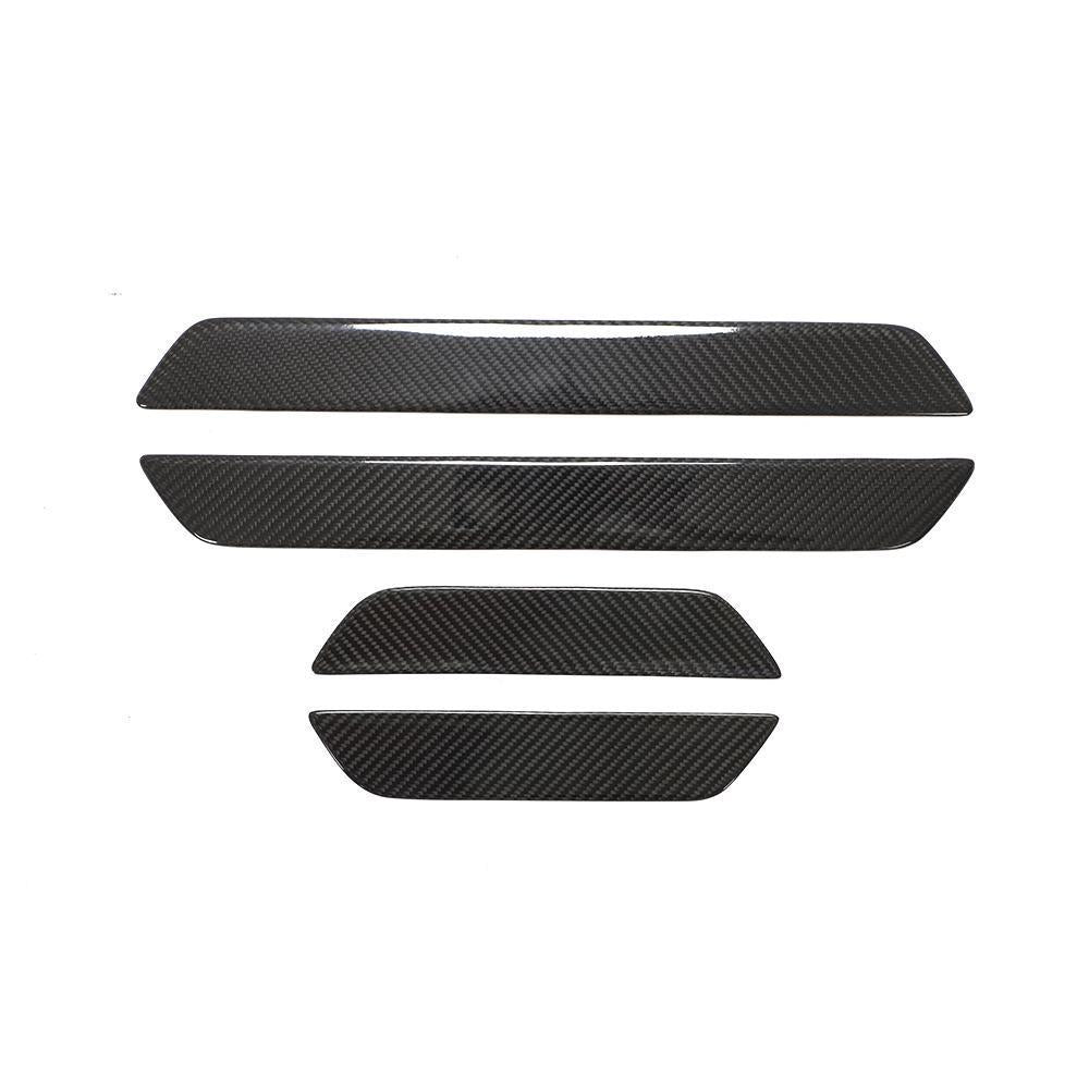 Dry Carbon Door Step Trim Covers for Tesla Model 3 16-23-Carbon Factory