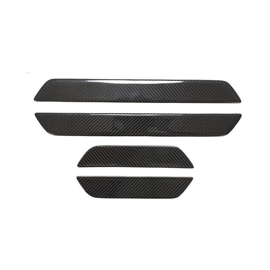 Dry Carbon Door Step Trim Covers for Tesla Model 3 16-23-Carbon Factory