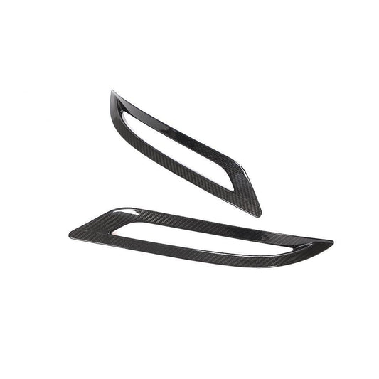 Dry Carbon Rear Bumper Reflector Cover Trims for Tesla Model 3 16-20 - Carbon Factory