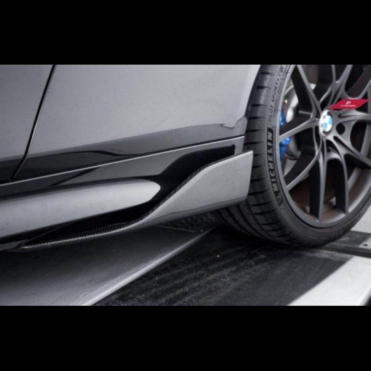 E Style Universal Carbon Fibre Side Skirts-Carbon Factory
