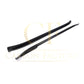 ED Style Carbon Fibre Side Skirts for Porsche 911 992 Carrera 4 / 4S 19-22-Carbon Factory