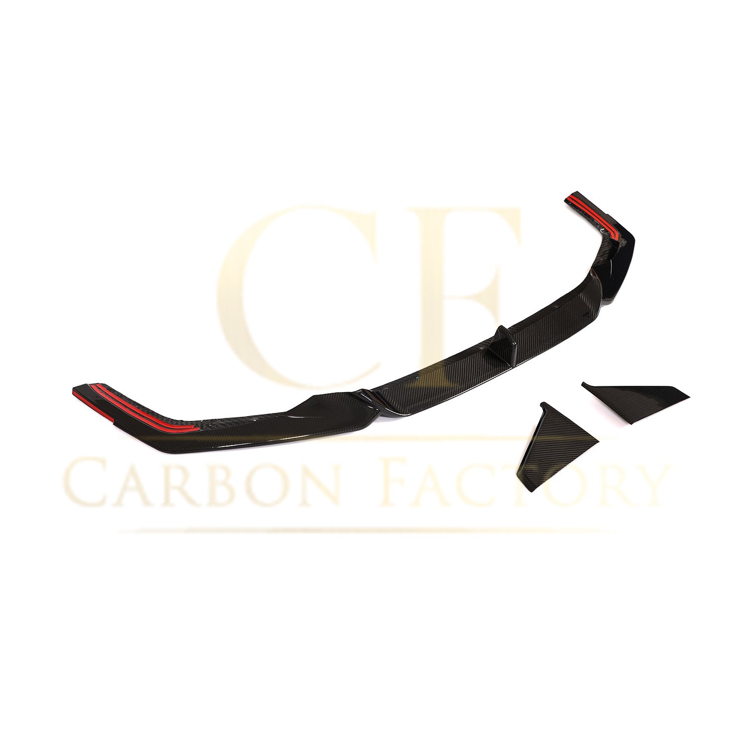ED Style Pre-Preg Carbon Fibre Front Splitter for Audi 4K RS7 20-22-Carbon Factory