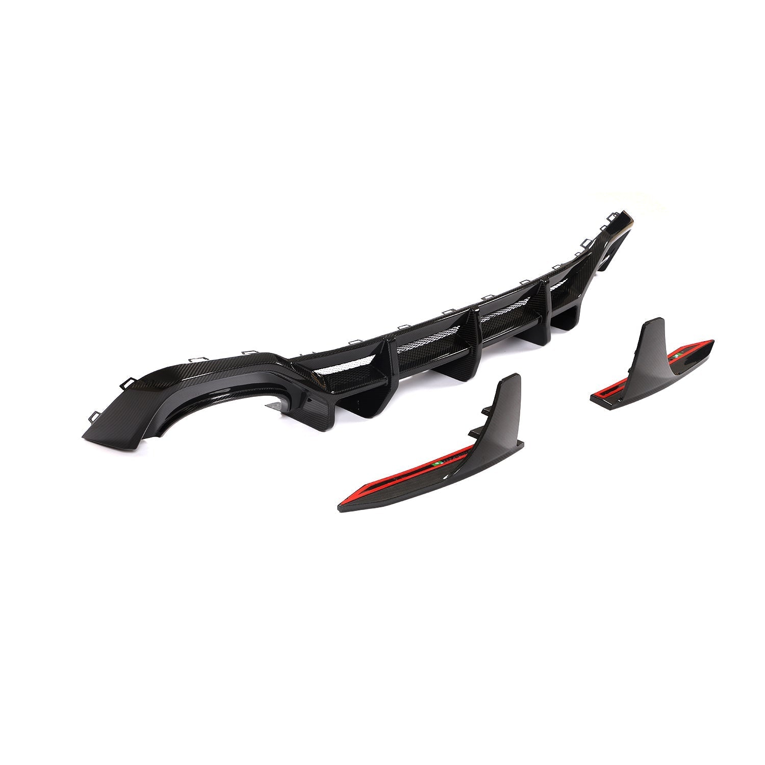 ED Style Pre-Preg Carbon Fibre Rear Diffuser for Audi 4K RS7 20-22-Carbon Factory