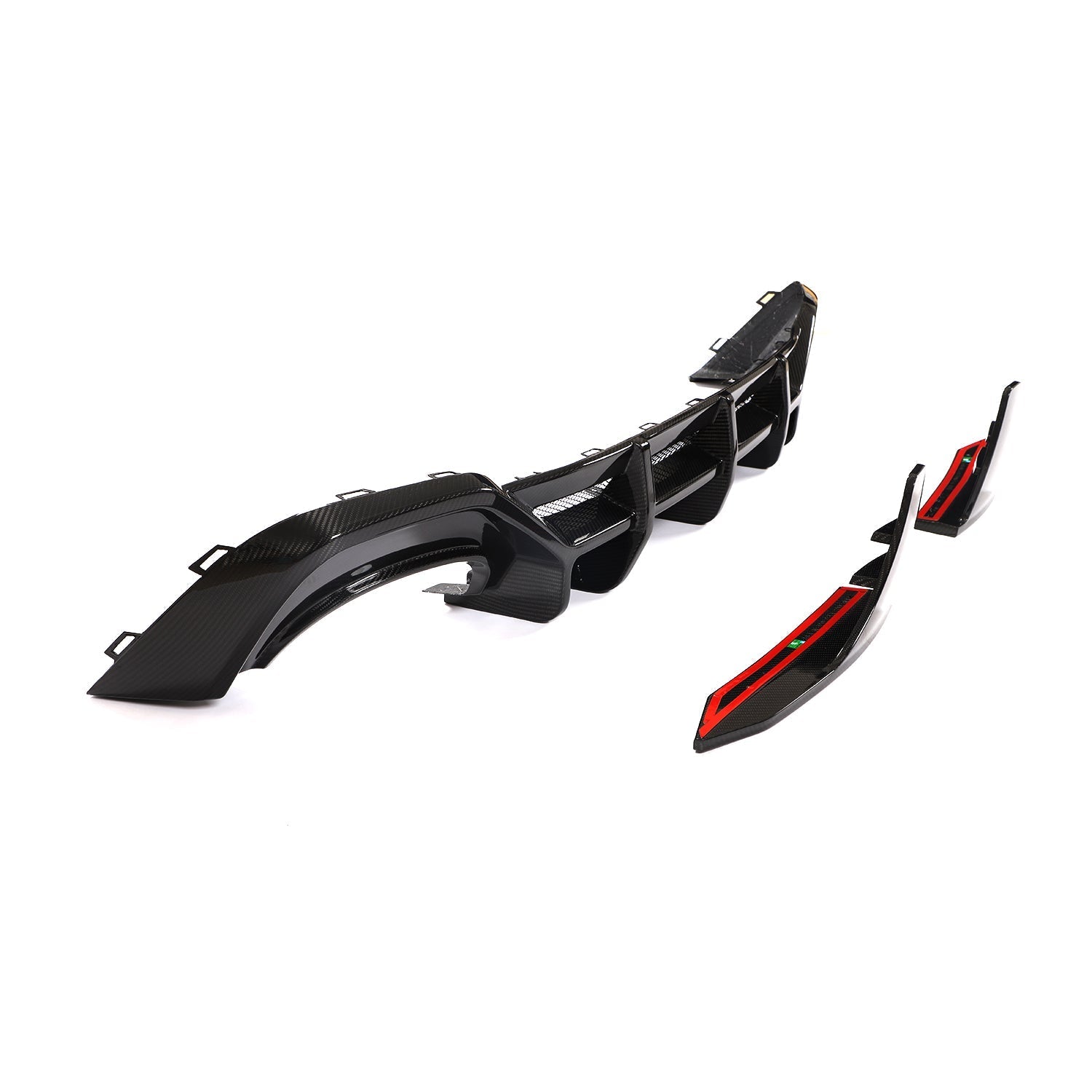 ED Style Pre-Preg Carbon Fibre Rear Diffuser for Audi 4K RS7 20-22-Carbon Factory