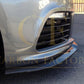 EXO Style Carbon Fibre Front Splitter for VW Golf MK6 R20 08-13-Carbon Factory