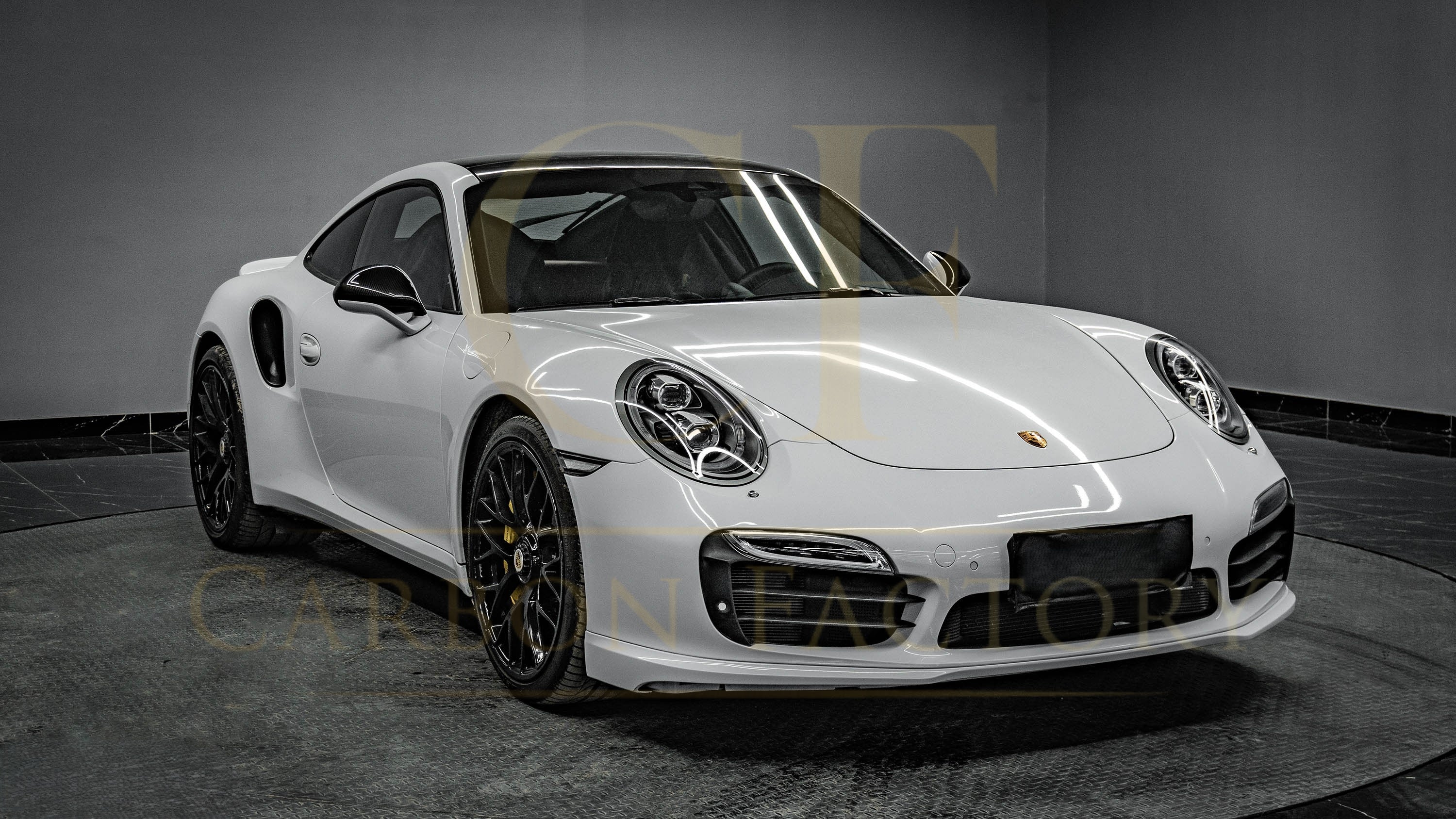 Pre-Preg Carbon Fibre Mirror Covers for Porsche 991 911 RS LHD 11-15 - Carbon Factory