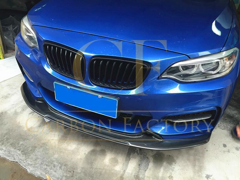 Exo Style Carbon Fibre Front Splitter for BMW F22 2 Series M Sport 14-21-Carbon Factory
