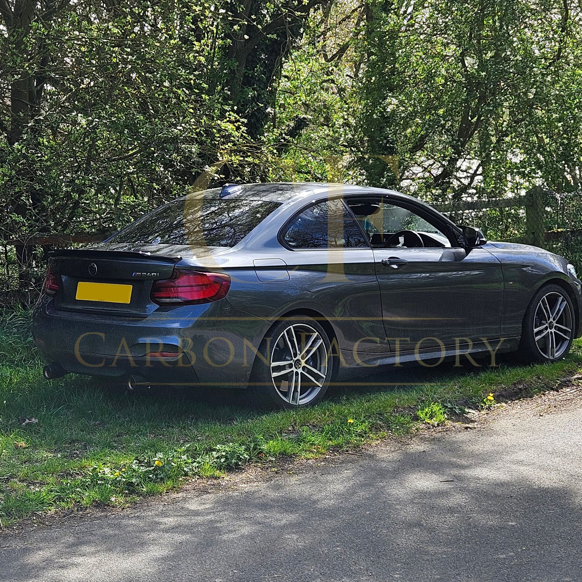Exotics Style Carbon Fibre Boot Spoiler for BMW 2 Series F22 F87 M2 13-21-Carbon Factory