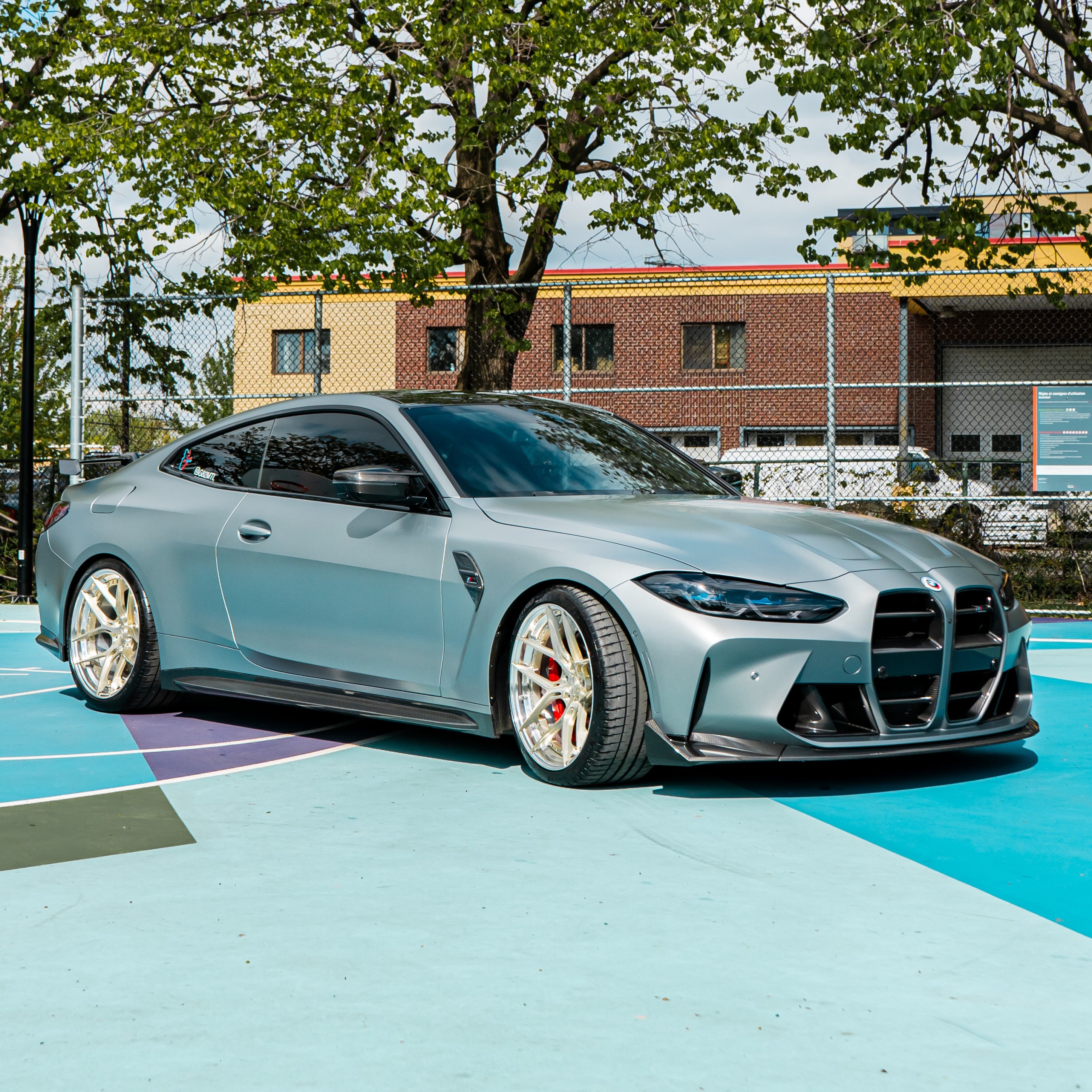 OEM Style Carbon Fibre Side Skirts for BMW G80 M3 21-Present - Carbon Factory