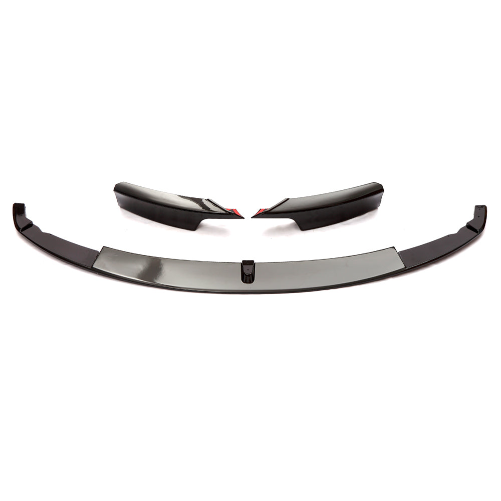 MP Style Gloss Black Front Splitter for BMW F30 F31 3 Series M Sport 12-19