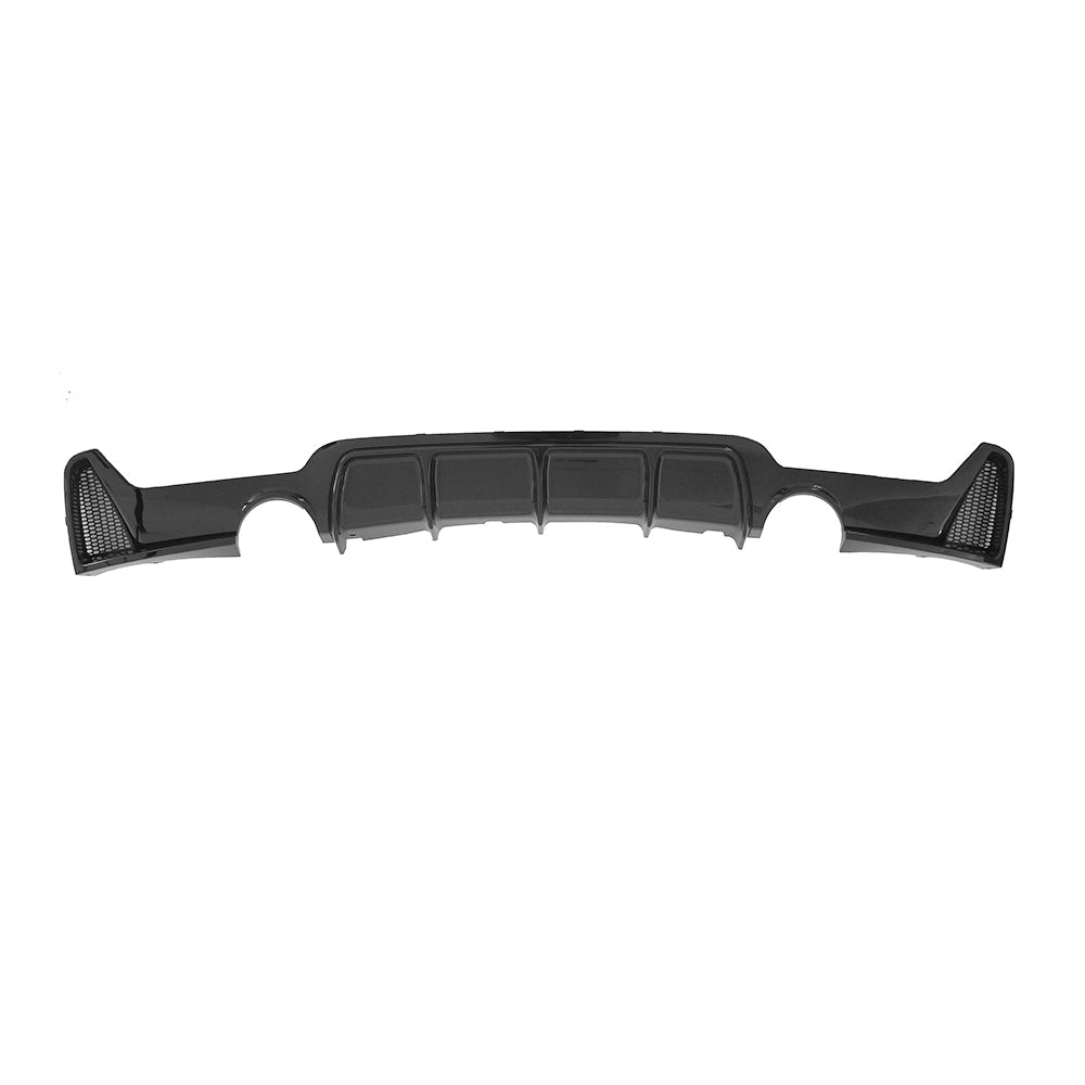 Gloss Black Rear Diffuser Dual Exhaust for BMW F32 F33 F36 4 Series 14-20