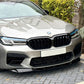 3D Style Gloss Black Front Splitter for BMW F90 M5 17-24