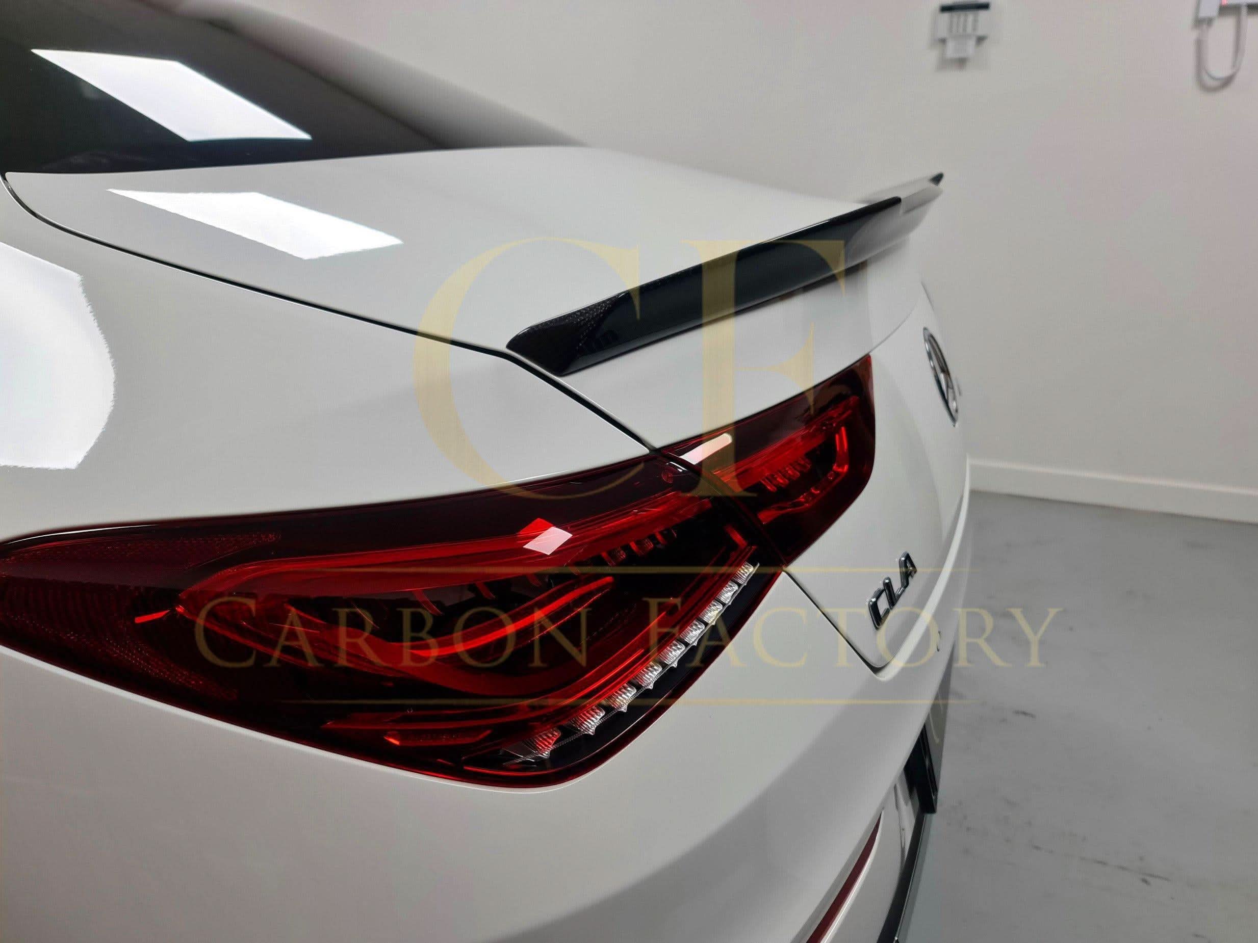 FD Style Pre-Preg Carbon Fibre Boot Spoiler for Mercedes Benz W118 CLA 20-Present - Carbon Factory