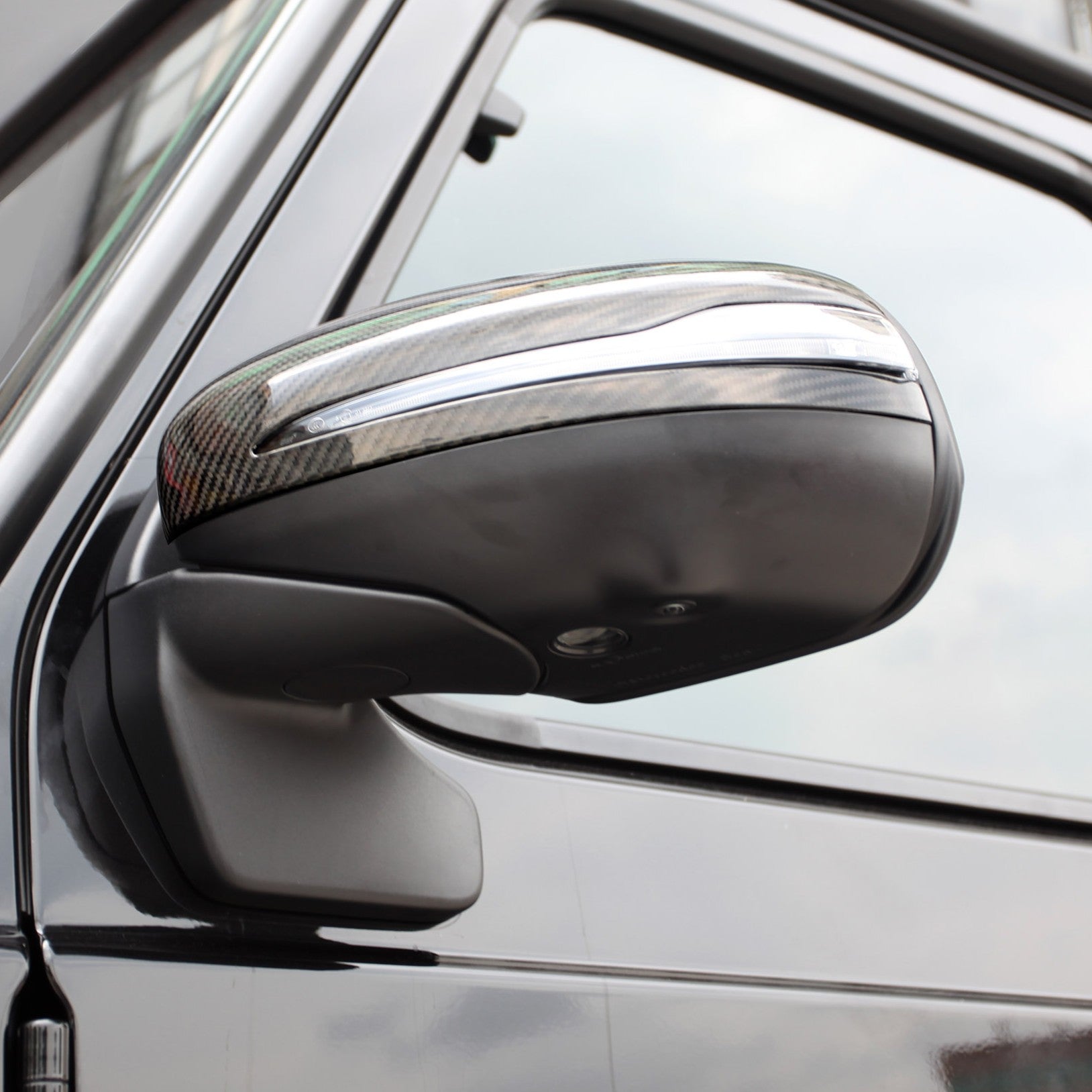 Pre-Preg Carbon Fibre Replacement Mirror Covers for Mercedes Benz W464 G Class G Wagon 18-22 - Carbon Factory