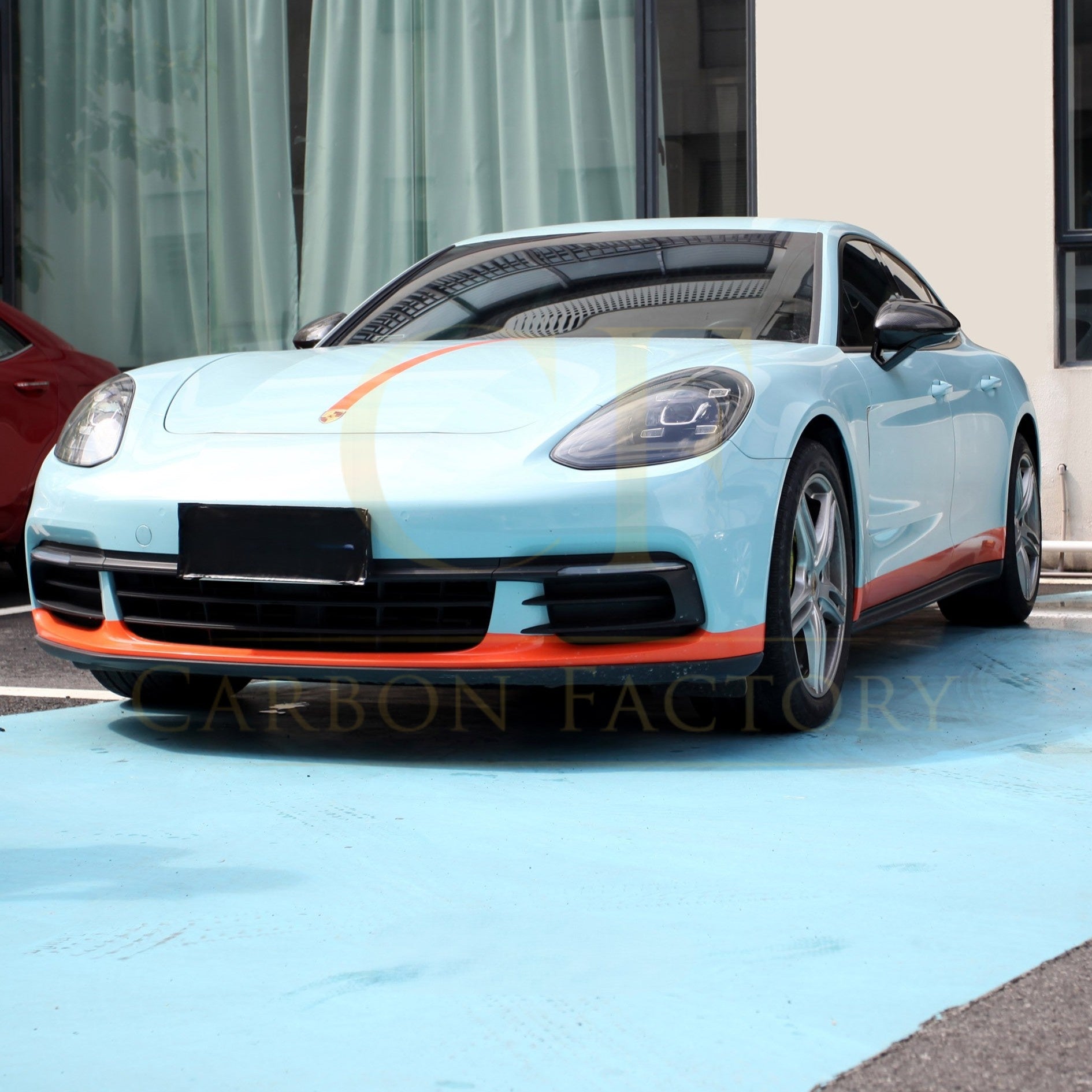Pre-Preg Carbon Fibre Mirror Covers for Porsche Panamera 971 LHD 17-23 - Carbon Factory