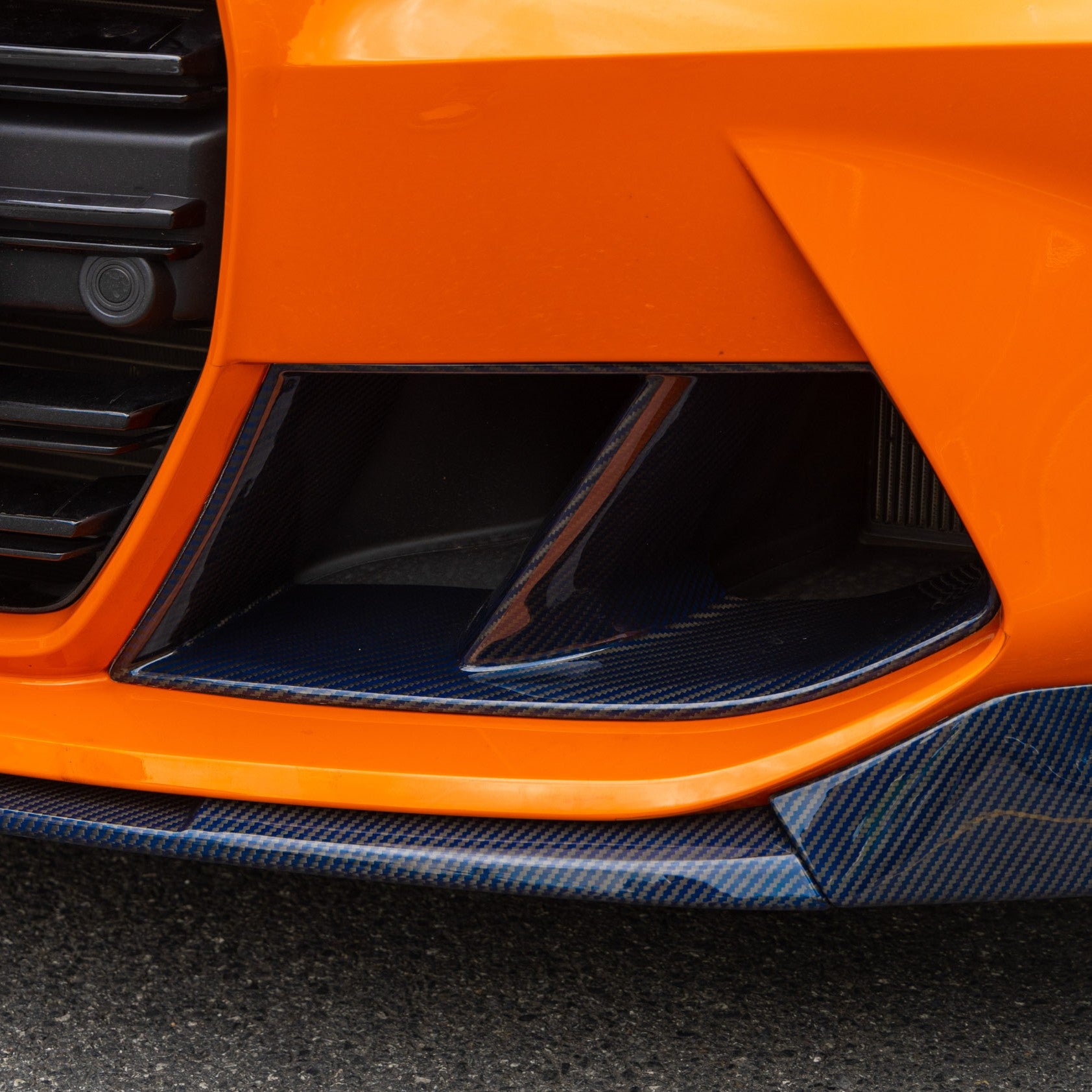 Pre-Preg Carbon Fibre Front Bumper Inserts for BMW G80 M3 G82 G83 M4 21-Present - Carbon Factory