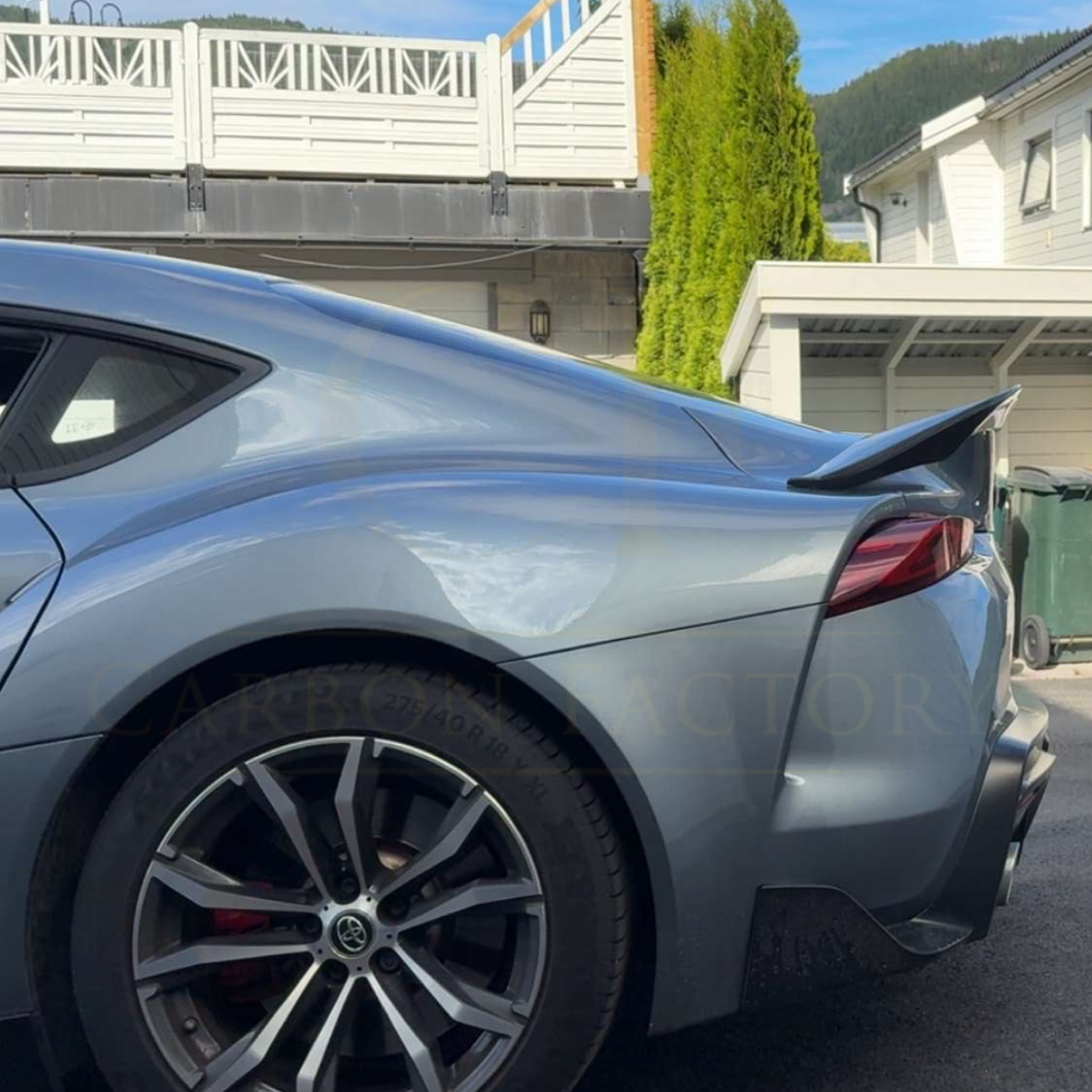 V Style Pre-Preg Carbon Fibre Rear Spoiler for Toyota A90 Supra 19-Present - Carbon Factory