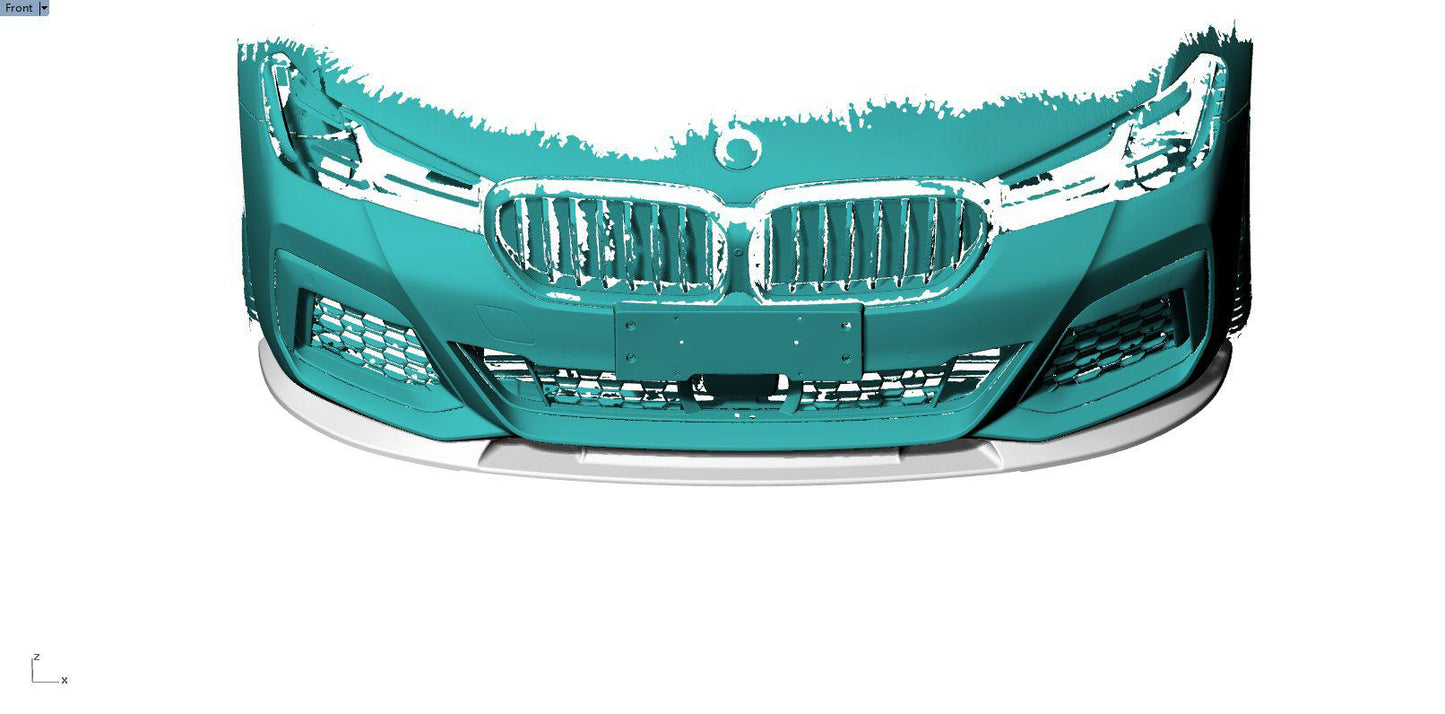 G30 5 Series LCI M Sport Carbon Fibre Front Splitter 3D Style 21-Present by Carbon Factory-Carbon Factory