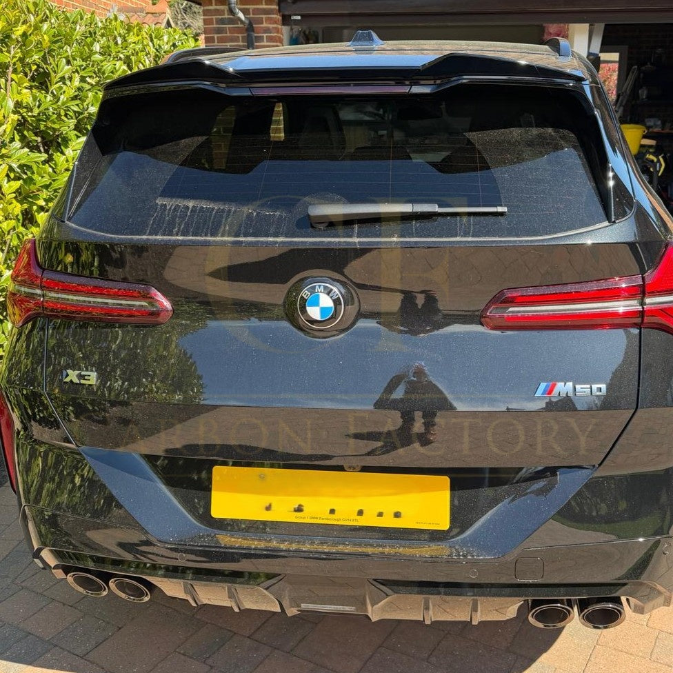 V Style Gloss Black Side Roof Spoiler for BMW G45 X3 25-Present - Carbon Factory