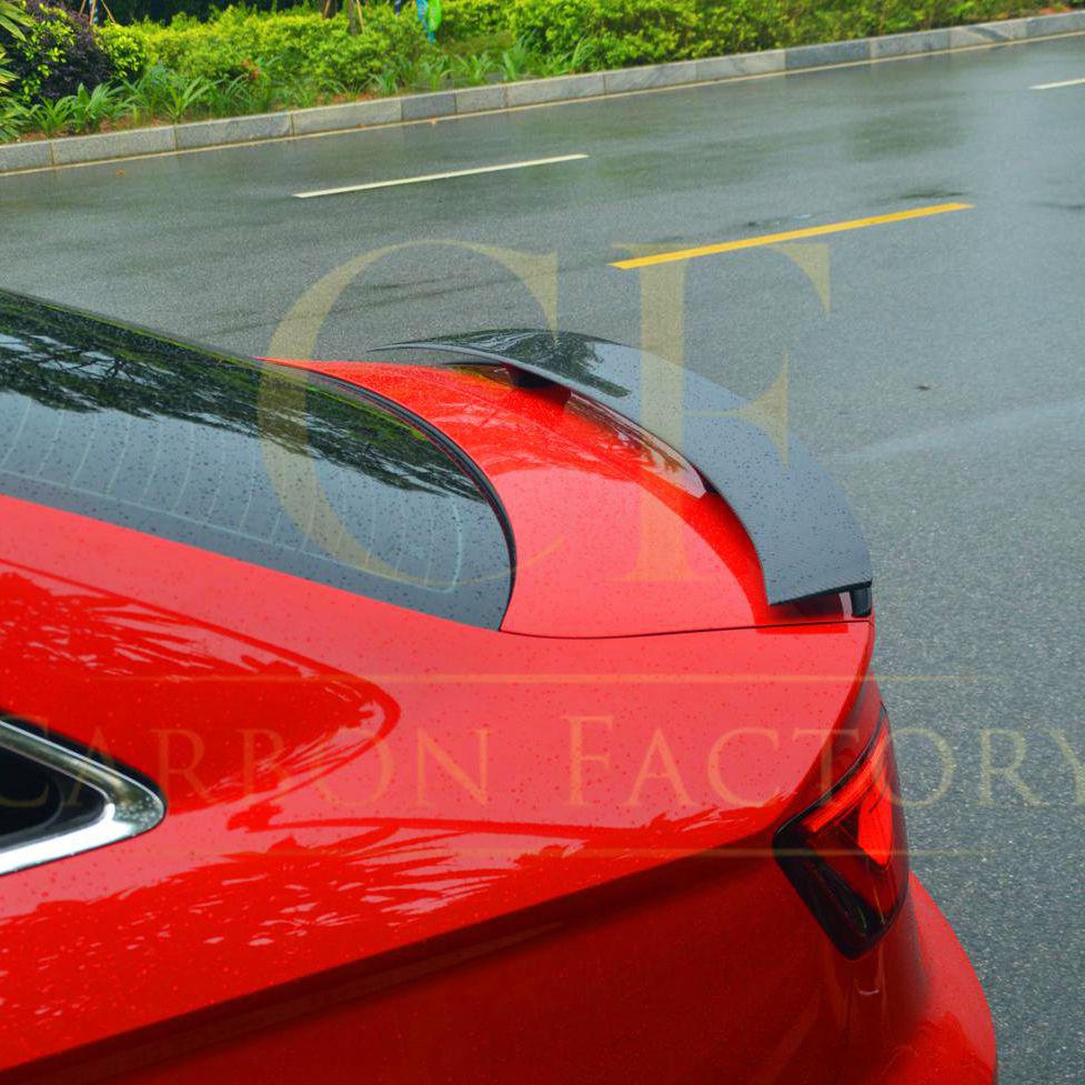 GT Style Carbon Fibre Boot Spoiler for Audi A3 S3 RS3 Saloon 13-20-Carbon Factory
