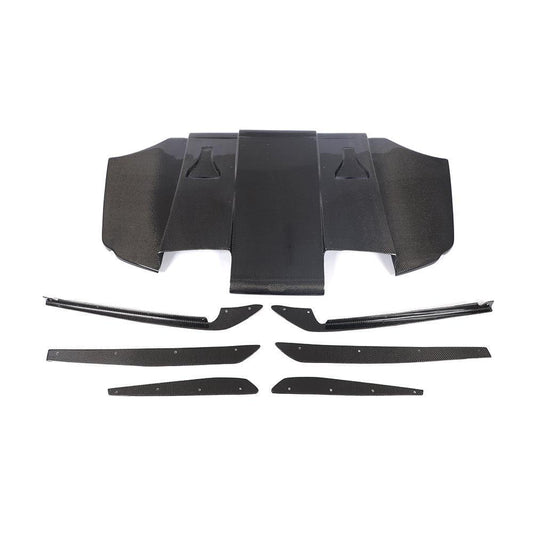 GT Style Carbon Fibre Rear Diffuser for BMW E92 E93 M3 07-13-Carbon Factory