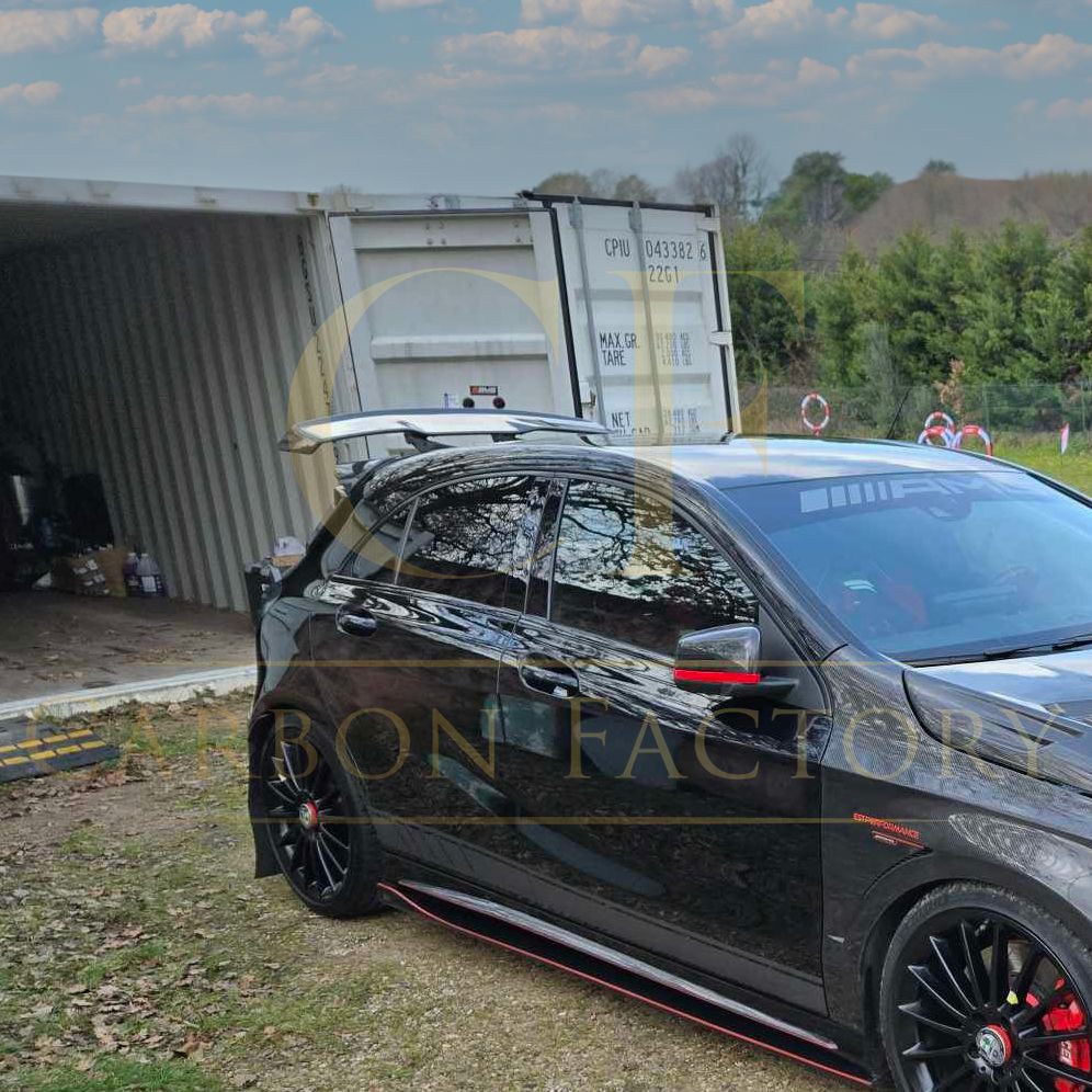 GT Style Carbon Fibre Roof Spoiler for Mercedes Benz W176 A Class 13-18-Carbon Factory