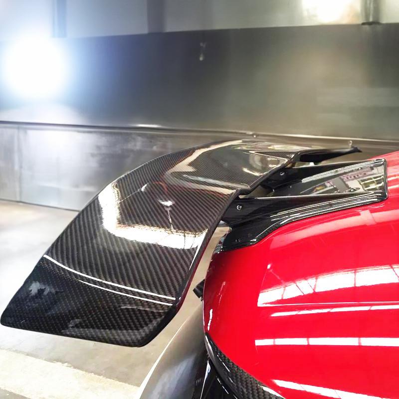 GT Style Carbon Fibre Roof Spoiler for Mercedes Benz W176 A Class 13-18-Carbon Factory