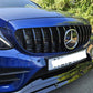GT Style Front Grille for Mercedes Benz W205 C Class 14-18-Carbon Factory