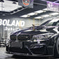 GT4 Style Pre-Preg Carbon Fibre Front Splitter for BMW F80 M3 F82 F83 M4 14-20-Carbon Factory