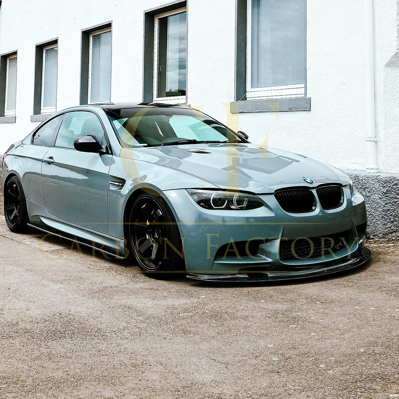 GT4S Style Carbon Fibre Front Splitter for BMW E90 E92 E93 M3 07-13-Carbon Factory