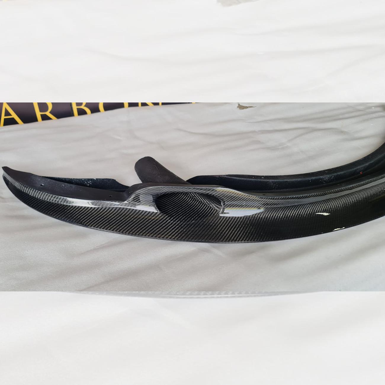 GT4S Style Carbon Fibre Front Splitter for BMW E90 E92 E93 M3 07-13-Carbon Factory