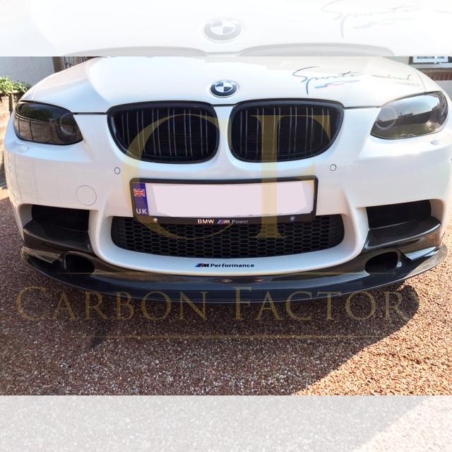 GT4S Style Carbon Fibre Front Splitter for BMW E90 E92 E93 M3 07-13-Carbon Factory