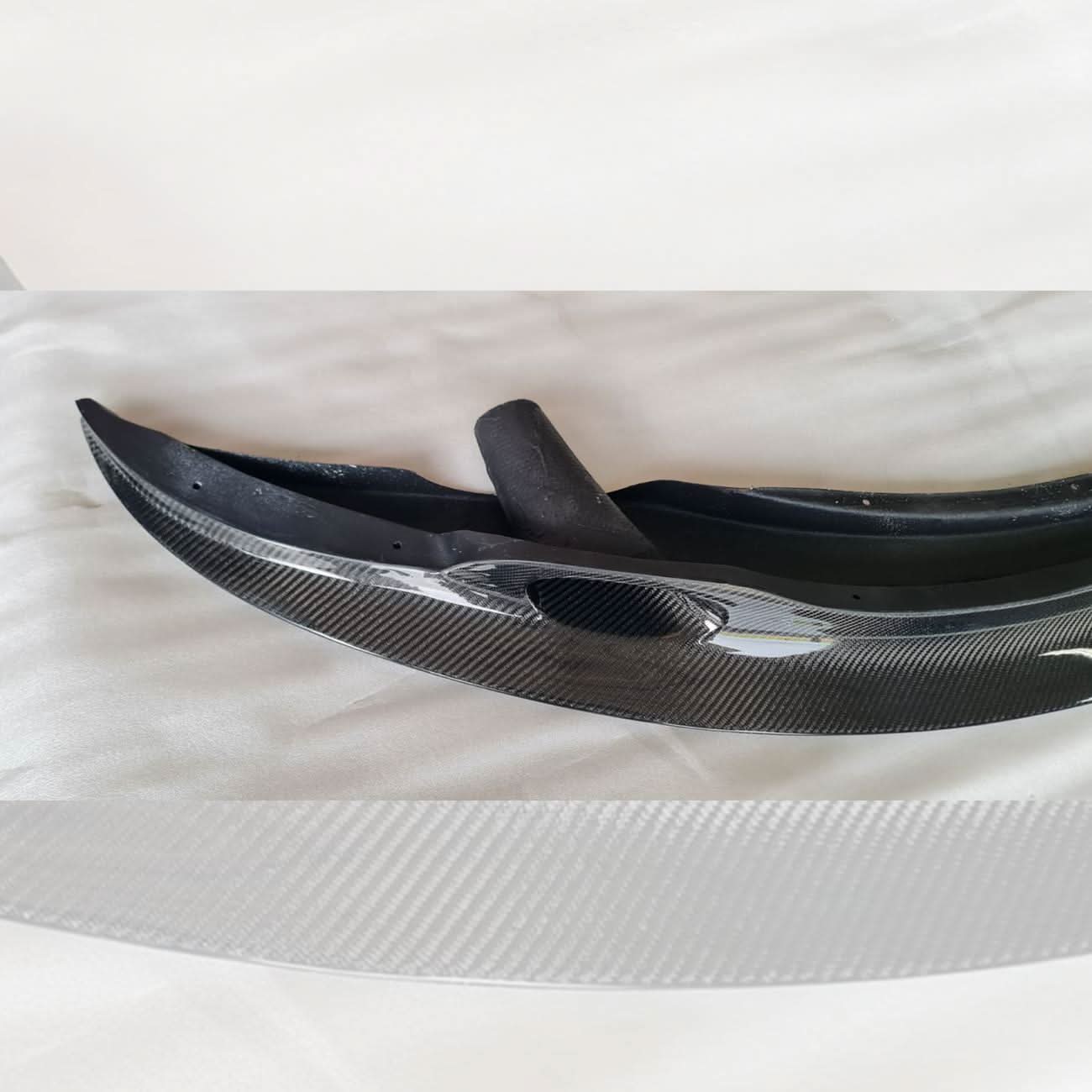 GT4S V1 Style Carbon Fibre Front Splitter for BMW E90 E92 E93 M3 07-13 - Carbon Factory