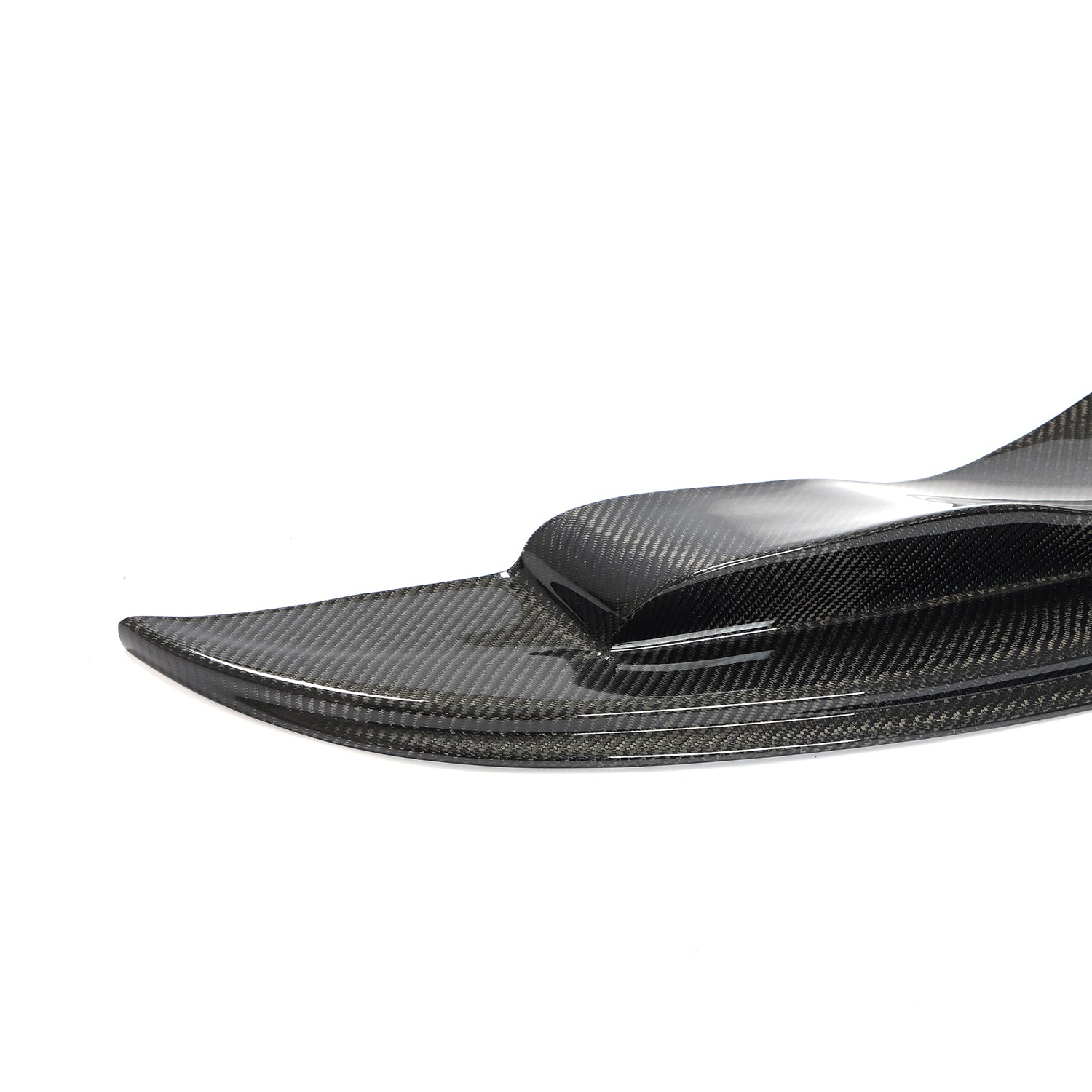GT4S V2 Style Carbon Fibre Front Splitter for BMW E90 E92 E93 M3 07-13-Carbon Factory