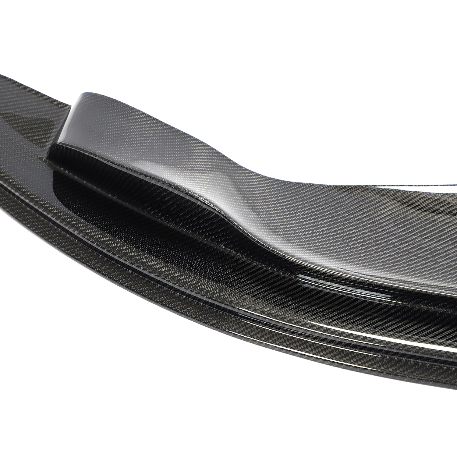 GT4S V2 Style Carbon Fibre Front Splitter for BMW E90 E92 E93 M3 07-13-Carbon Factory