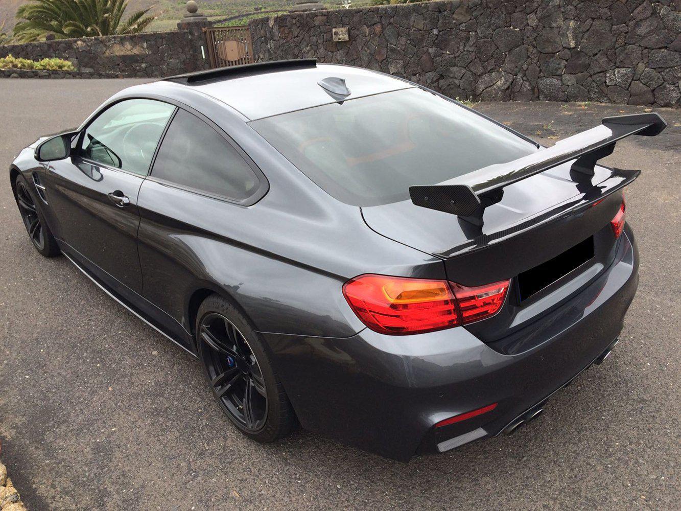 GTS1 Style Carbon Fibre GT Spoiler for BMW F80 M3 F82 F83 M4 14-20-Carbon Factory
